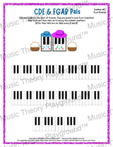 CDE & FGAB Pals: Summer Hats Fruit Picking / Worksheet + Answer Key Student Worksheet
