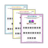 CDE & FGAB Pals: Summer Hats Student Worksheet