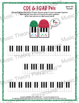 CDE & FGAB Pals: Winter Hats Snowman / Worksheet + Answer Key Student Worksheet
