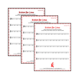 Hidden Bar Lines: 3/4 Level 1 Student Worksheet