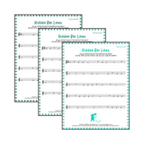Hidden Bar Lines: 4/4 Level 3 Student Worksheet