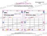 Incentive Chart - 20 Square: Hobbies Baking Teacher Resource