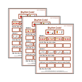 Rhythm Code: 4/4 Garden Level 1 Student Worksheet