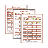 Rhythm Code: 4/4 Garden Level 5 Student Worksheet