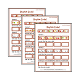 Rhythm Code: 4/4 Garden Level 6 Student Worksheet
