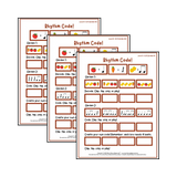 Rhythm Code: 4/4 Garden Level 4 Student Worksheet
