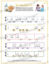 Rowdy Rests: Tea Party Level 1B Student Worksheet