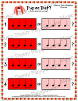 This or That? Christmas Listening Collection 2 Tied/Separated / Worksheet Only Lesson Activity