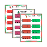 This or That? Christmas Rhythm Collection Lesson Activity