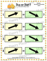 This or That? Easter Listening Collection 1 Up/Down / Worksheet Only Lesson Activity