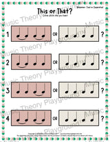 This or That? Original Listening Collection 2 Tied/Separated / Worksheet Only Lesson Activity