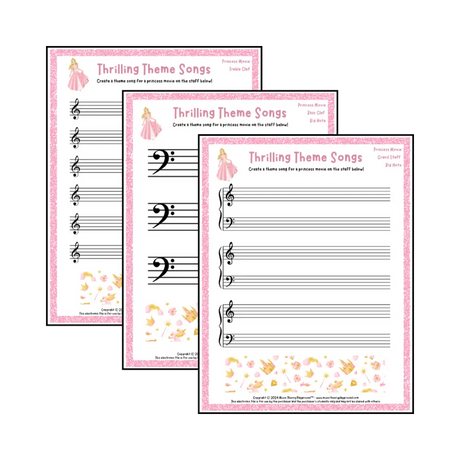 Thrilling Theme Songs: Princess Movie Student Worksheet