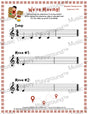 We’re Moving! Treble Clef Collection 1 1 / Worksheet + Answer Key Student Worksheet